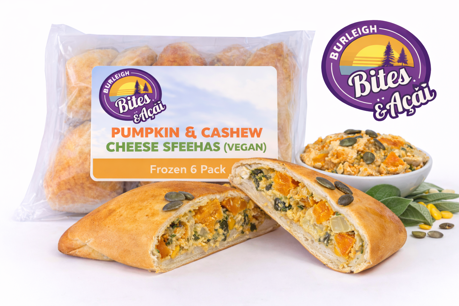 pumpkin and cashew bites pack